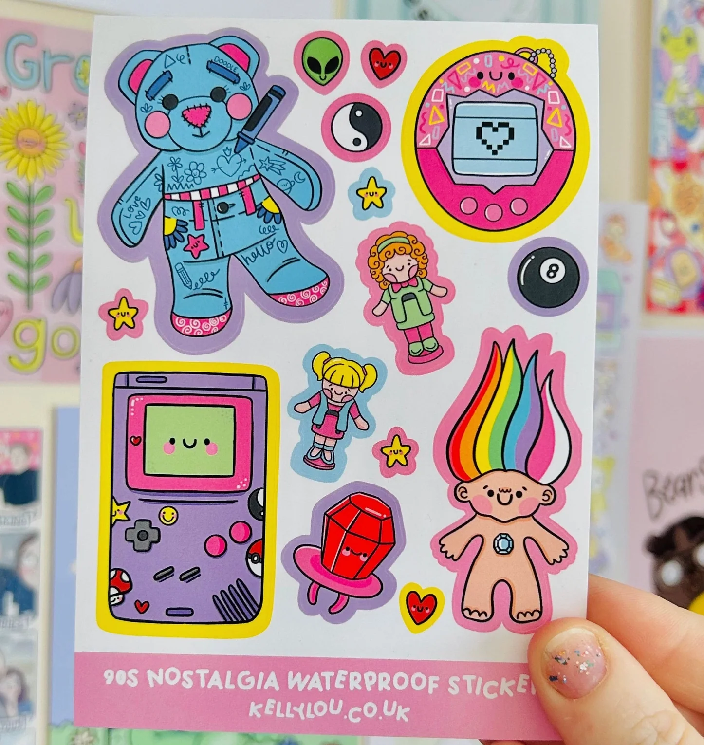 90s Nostalgia - Vinyl Sticker Sheet