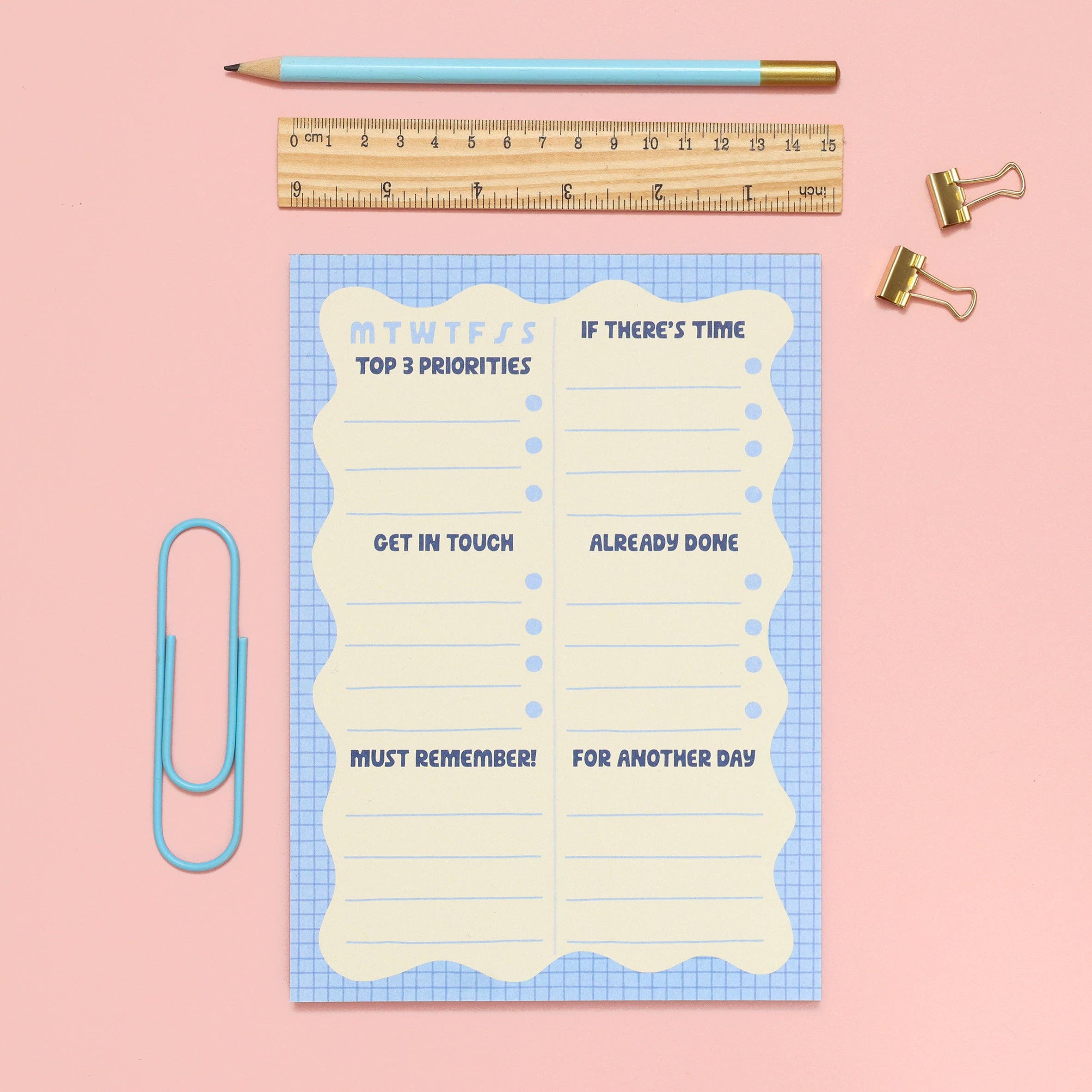A5 Notepad - Wiggle Day Planner - Image 3