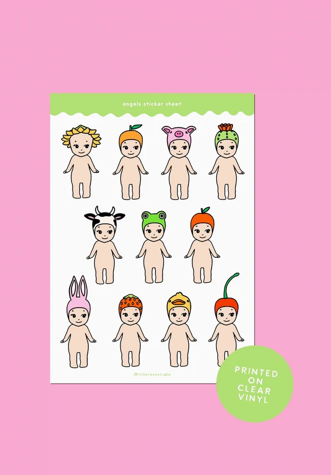 Angels Sticker Sheet