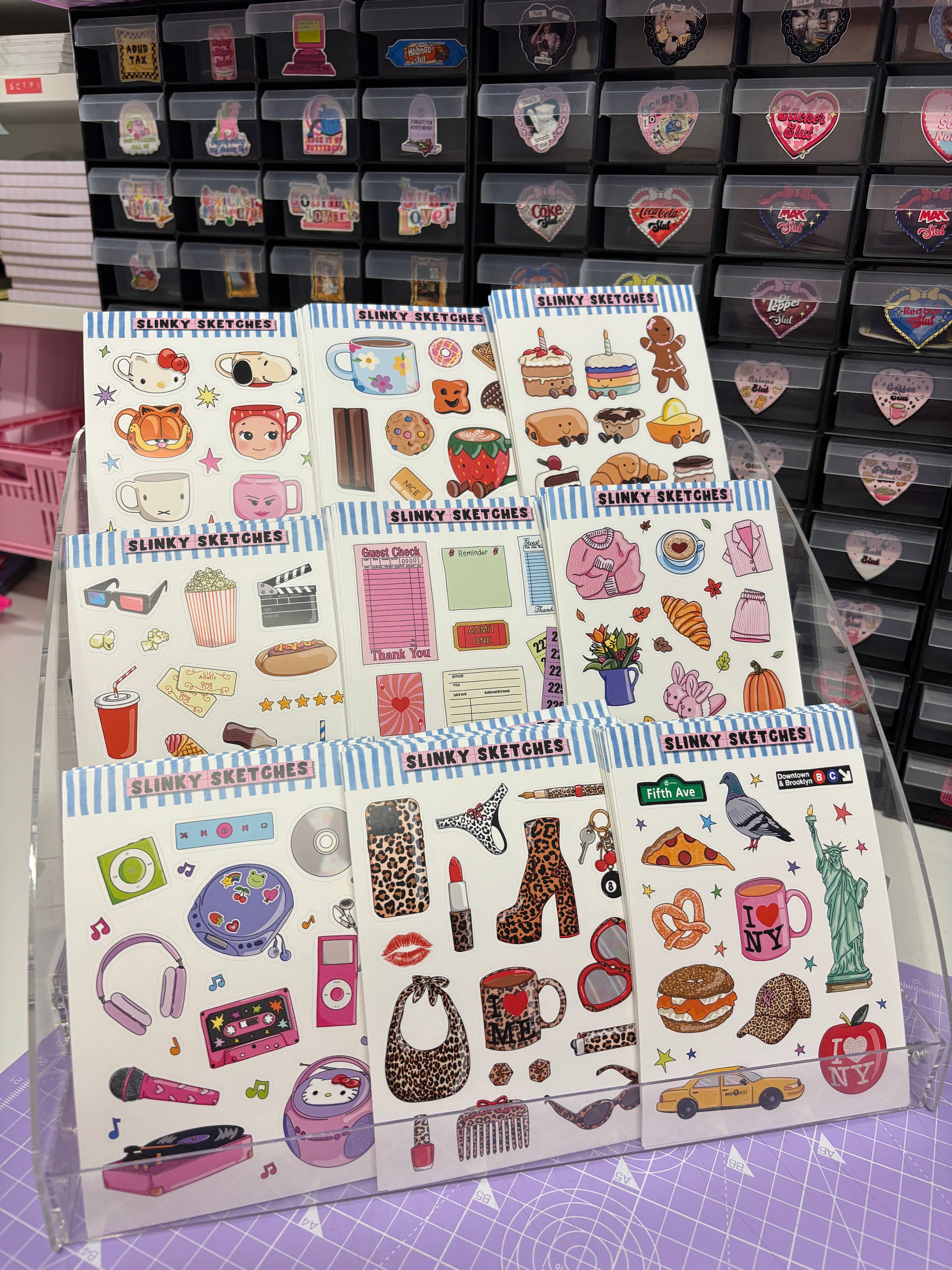 Art Supplies A6 Matte Sticker Sheet - Image 2