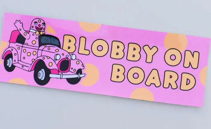 Blobby Bumper Sticker