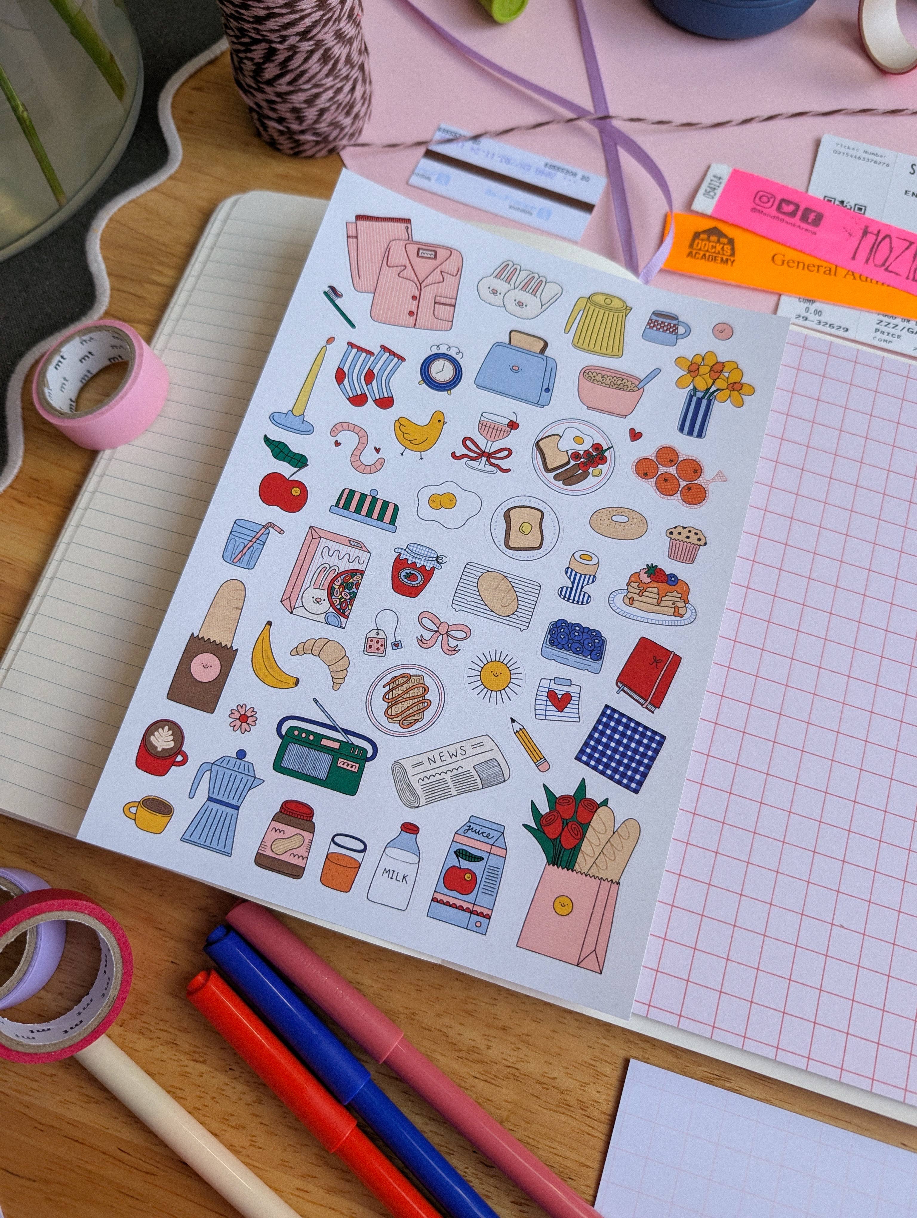 Breakfast Sticker Sheet - Image 2