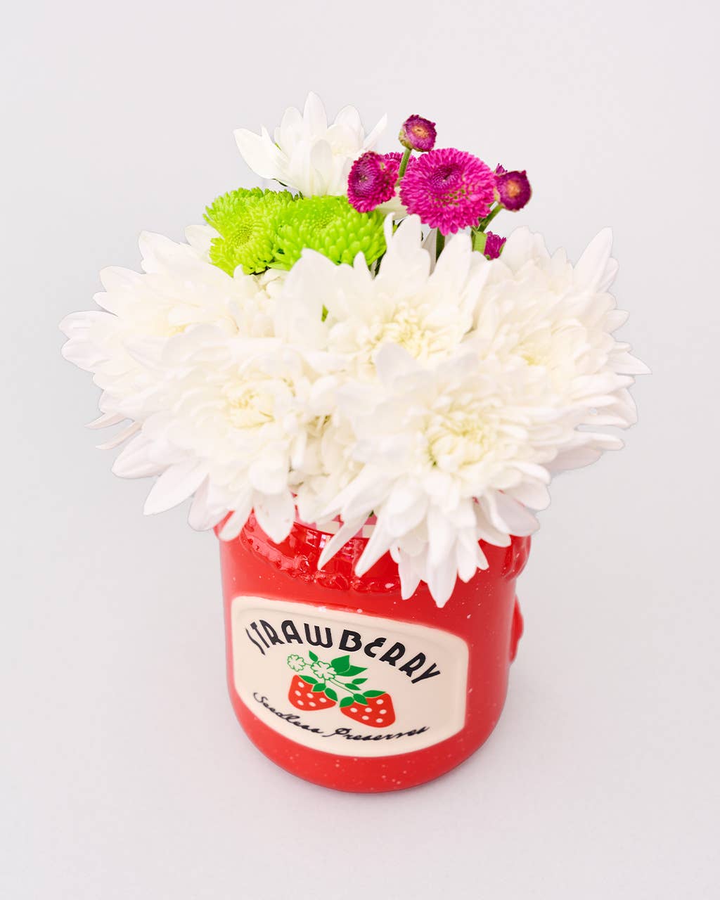 Ceramic Petite Vase, Strawberry Jam - Image 2