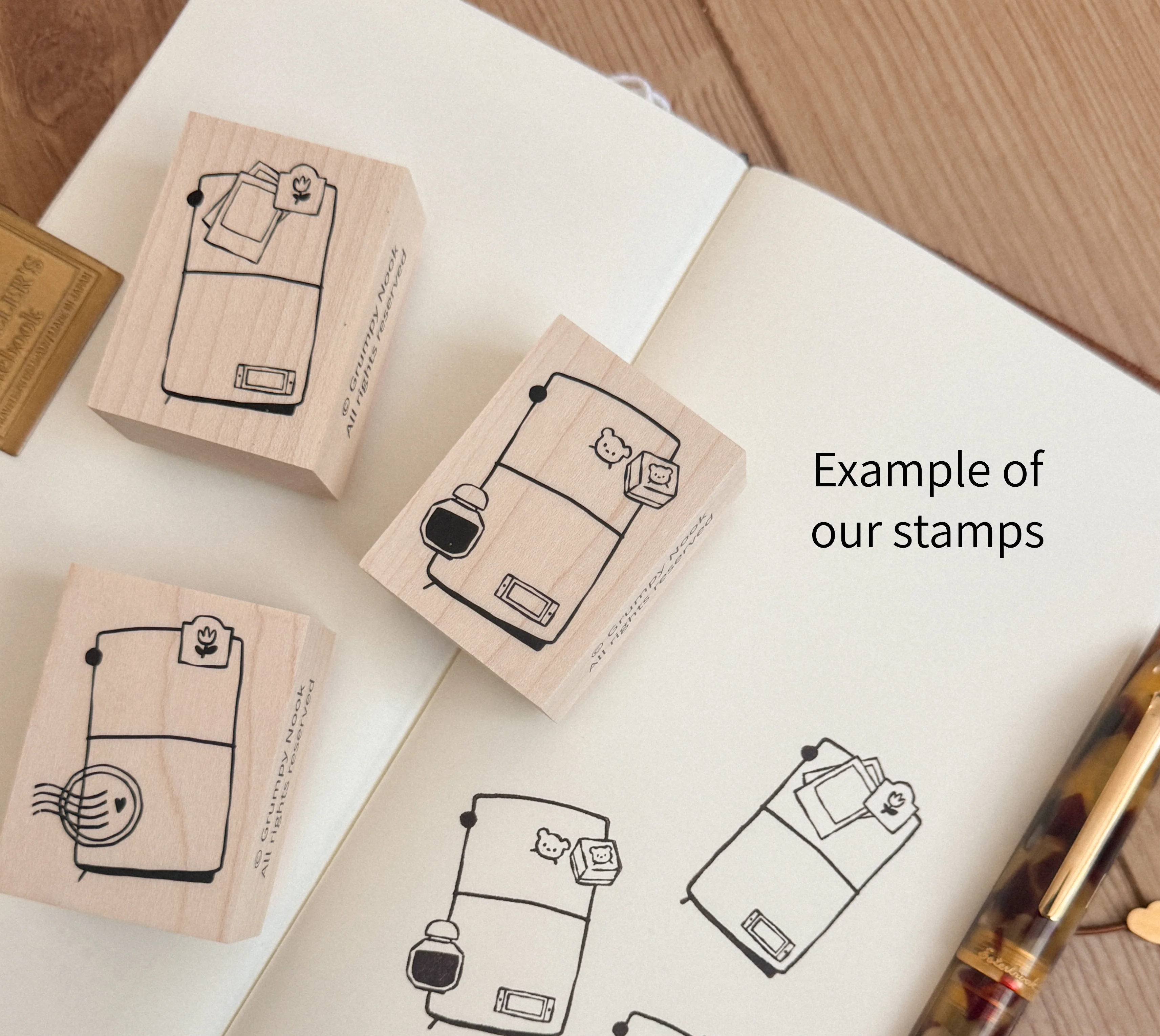 Departures Rubber Stamp - Image 2