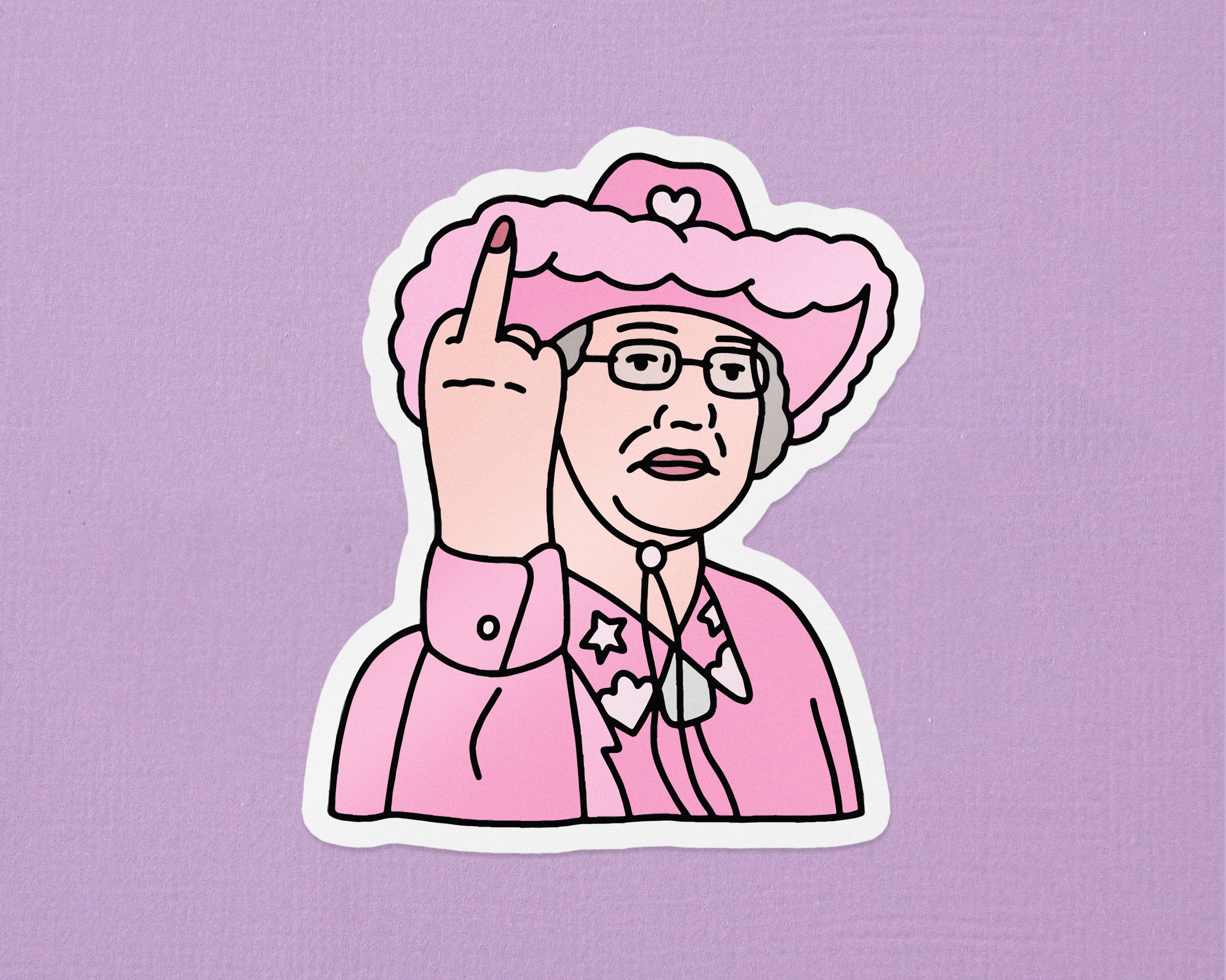 Doris Barn Dance Vinyl Sticker | Glossy Laptop Sticker