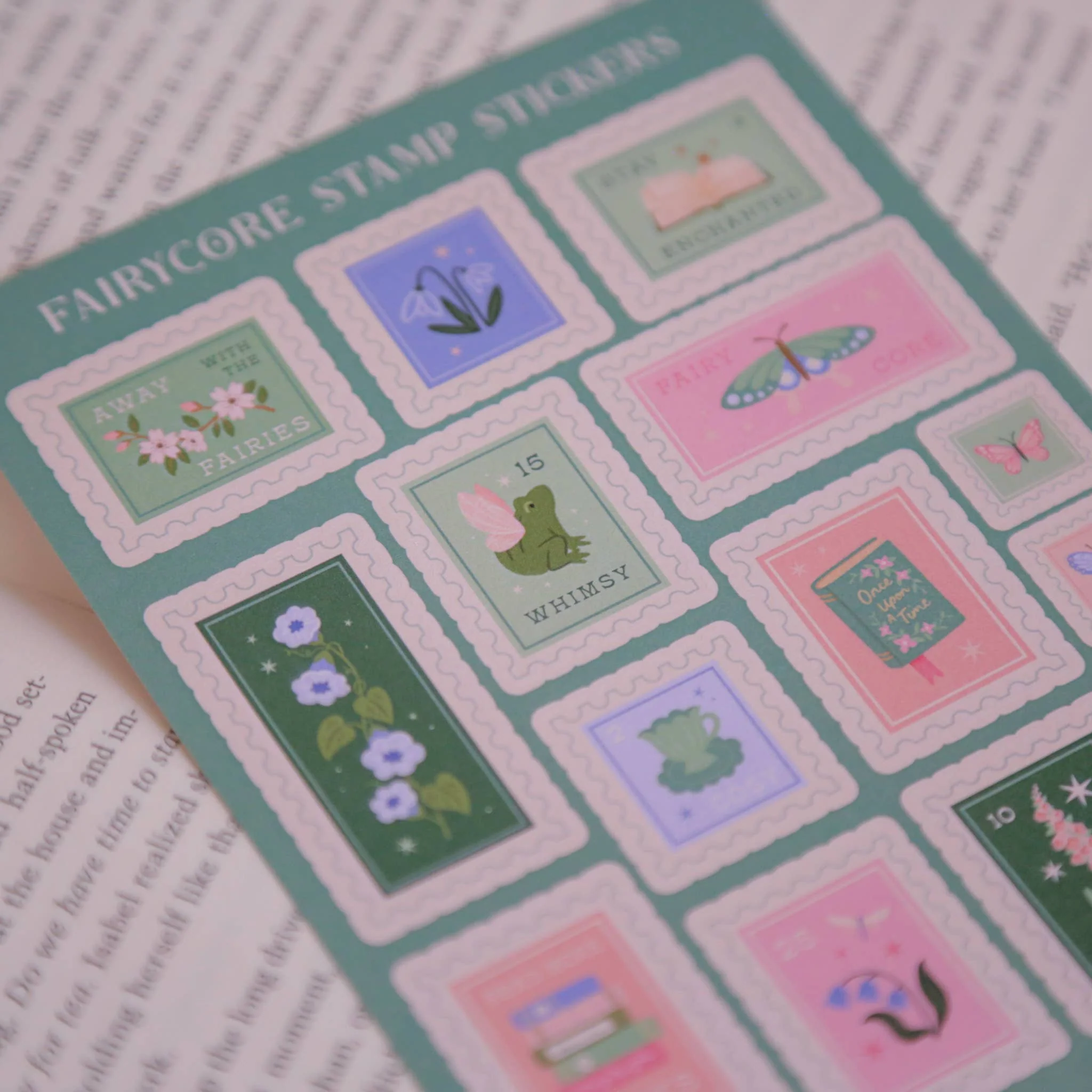 Fairycore Stamps Sticker Sheet - Image 3