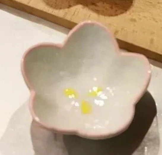 Flower Small Ceramic Dessert Snack Sauce Plate - Image 3