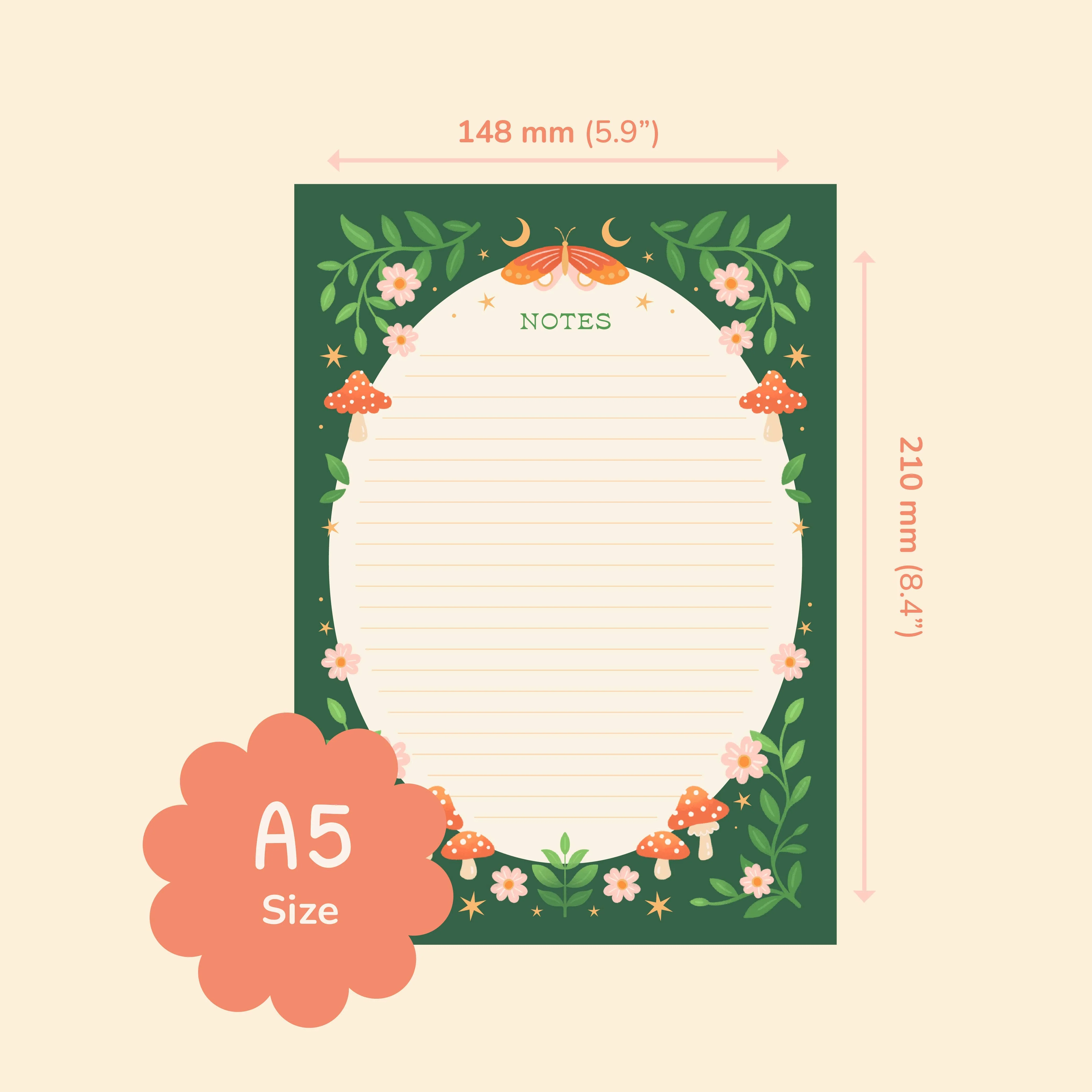 Forest Realm Notepad – Literature Stationery Gifts - Image 7