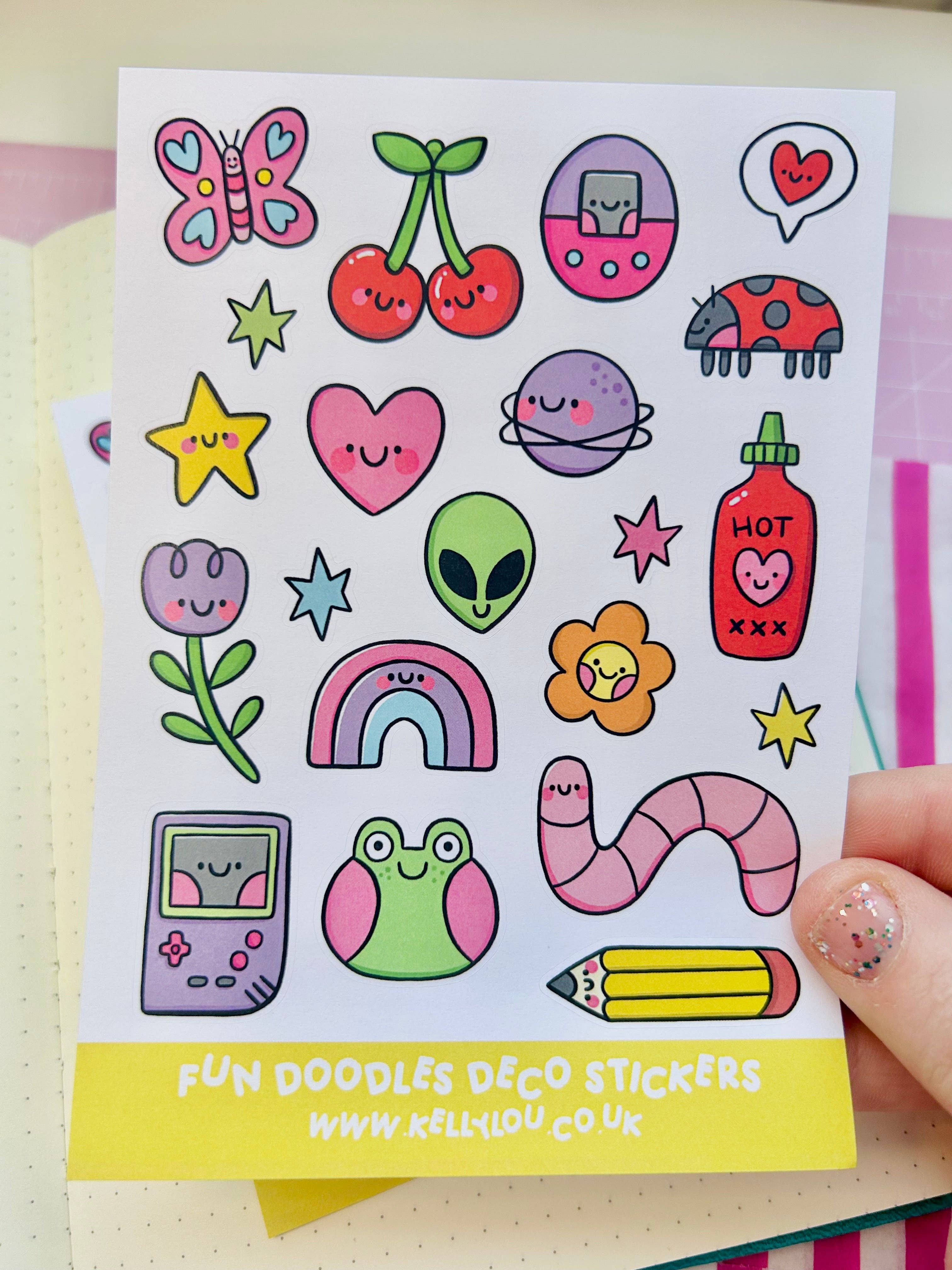 Fun Doodles - Deco Sticker Sheet - Image 3