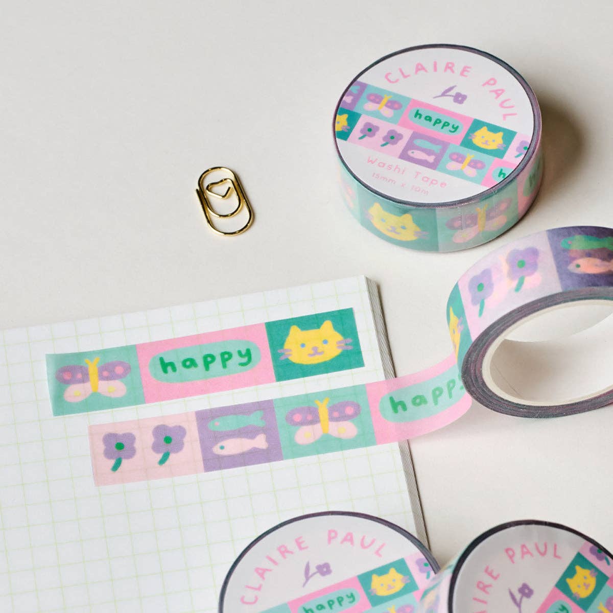 Happy Charms Washi Tape - Image 3
