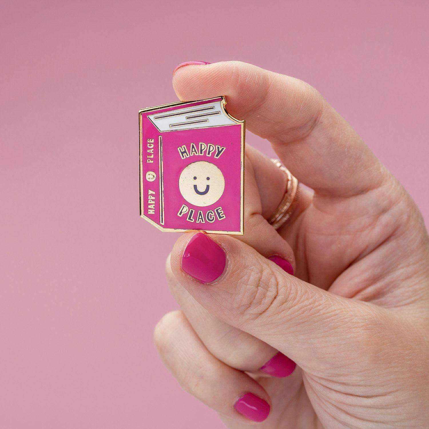 Happy Place Enamel Pin - Image 4