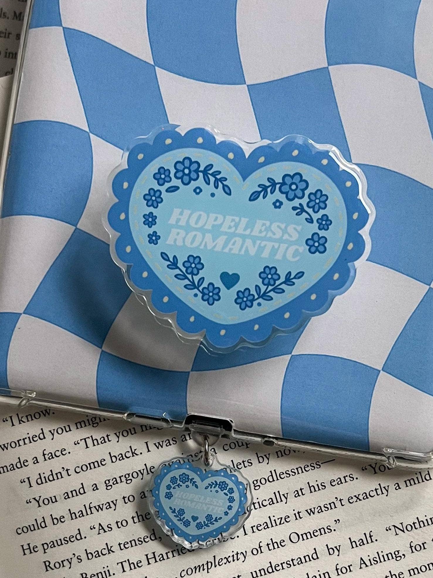 Hopeless Romantic Kindle & Phone Grip - Image 2