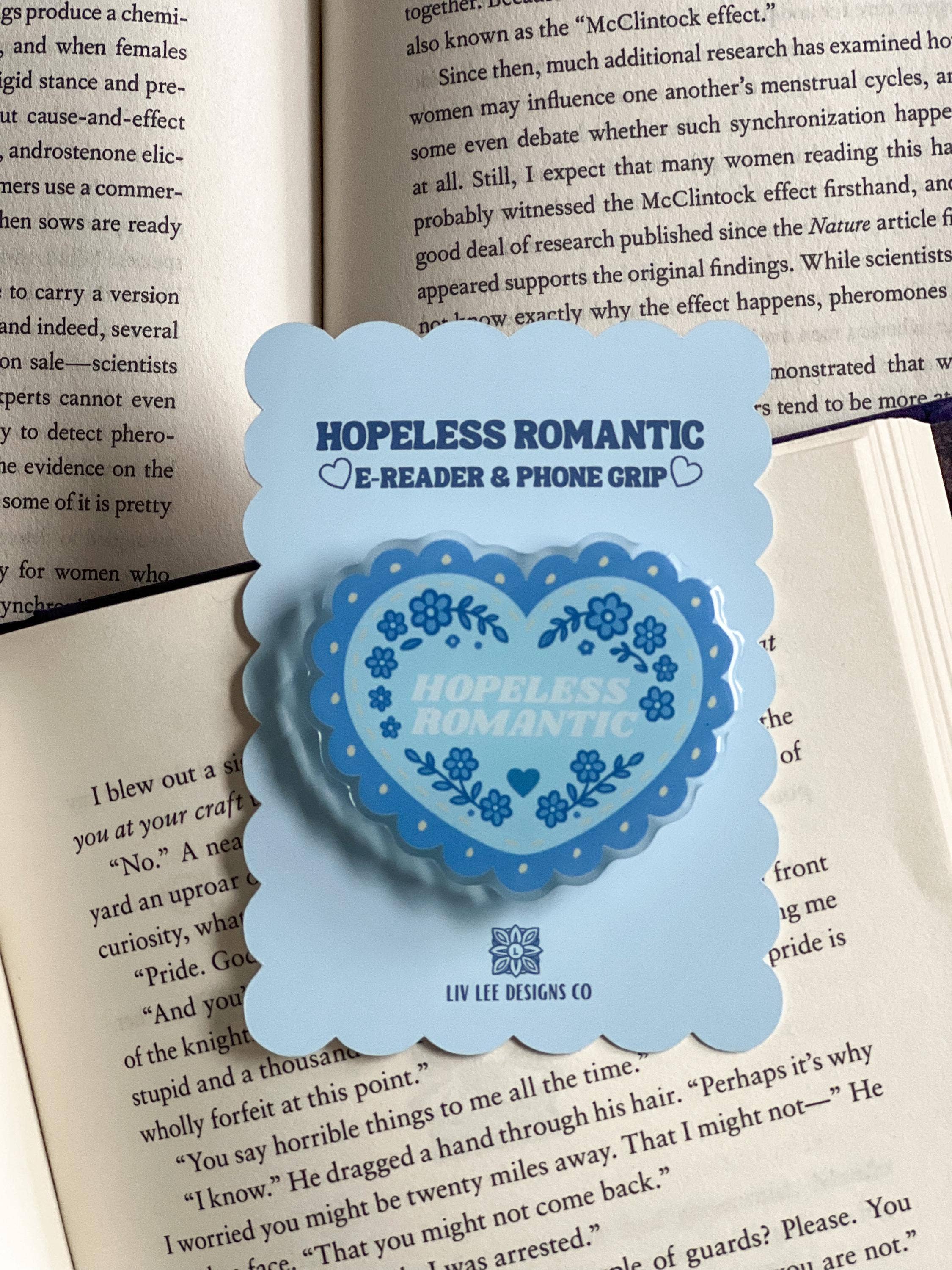 Hopeless Romantic Kindle & Phone Grip - Image 3