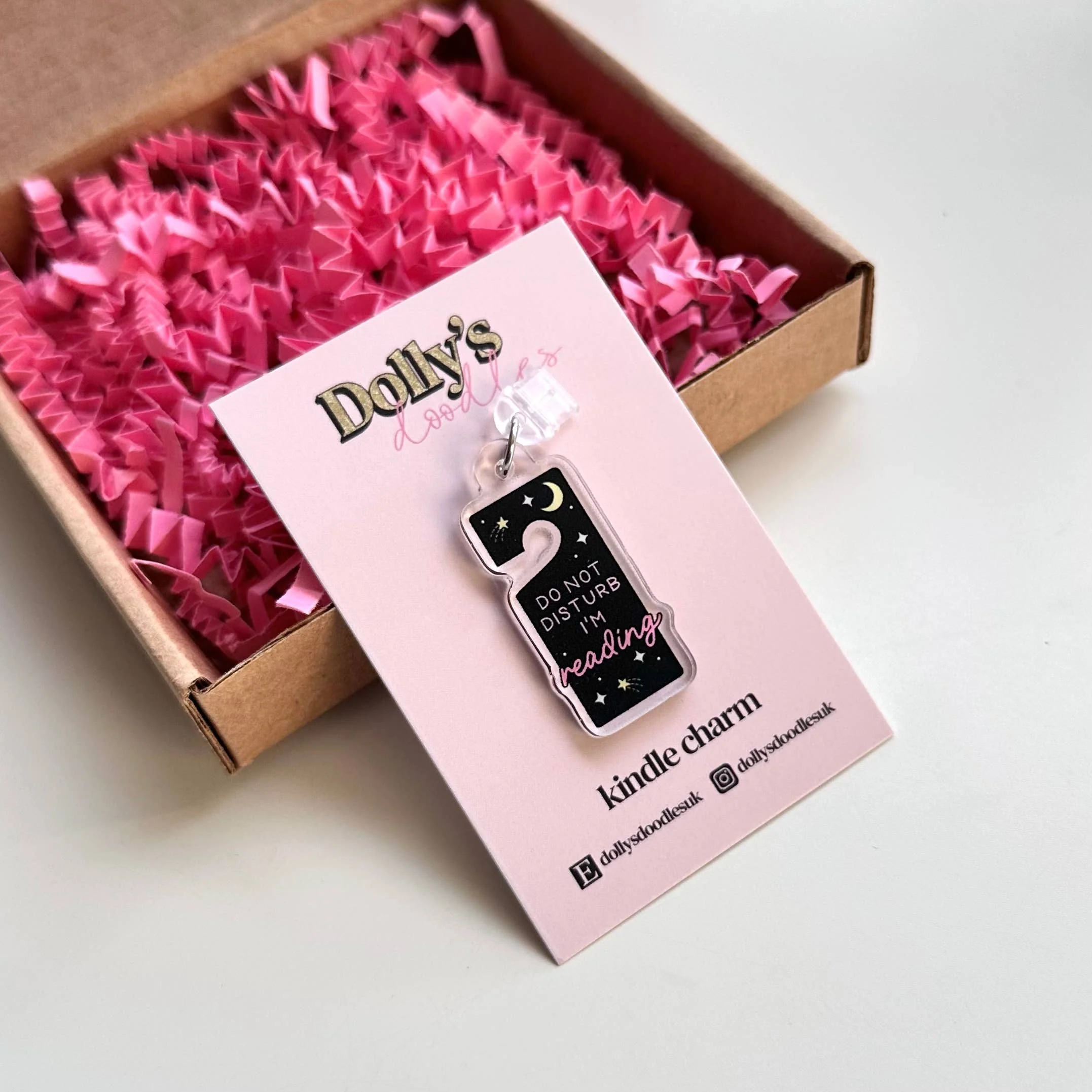 Kindle Charm - Do Not Disturb Book Club Reading Gift - Image 2