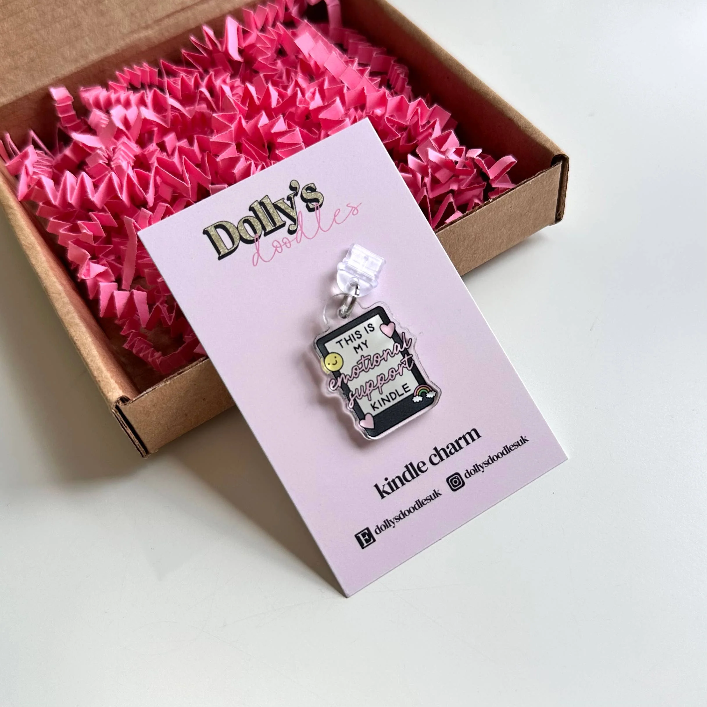 Kindle Charm - Emotional Support Reading Club Book Gift - Image 2