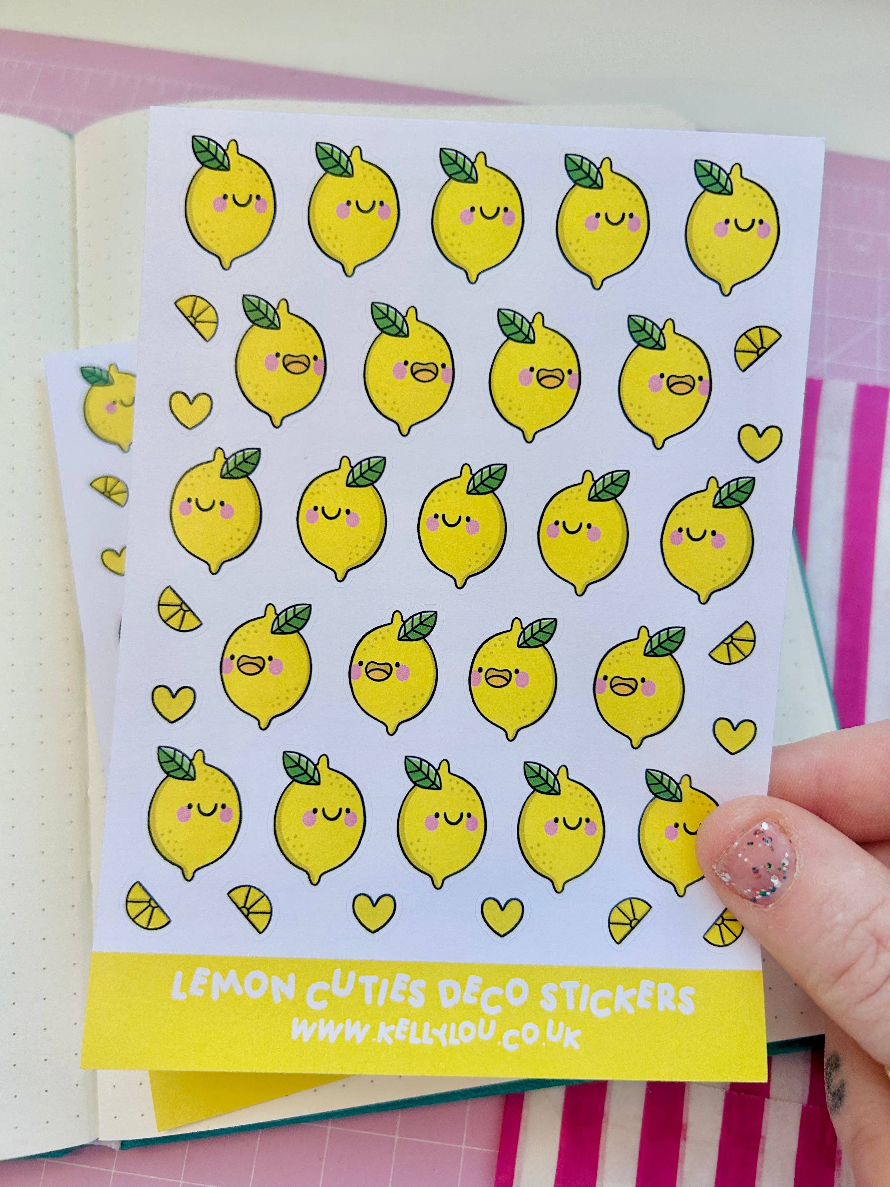 Lemon Cuties - Deco Sticker Sheet - Image 2