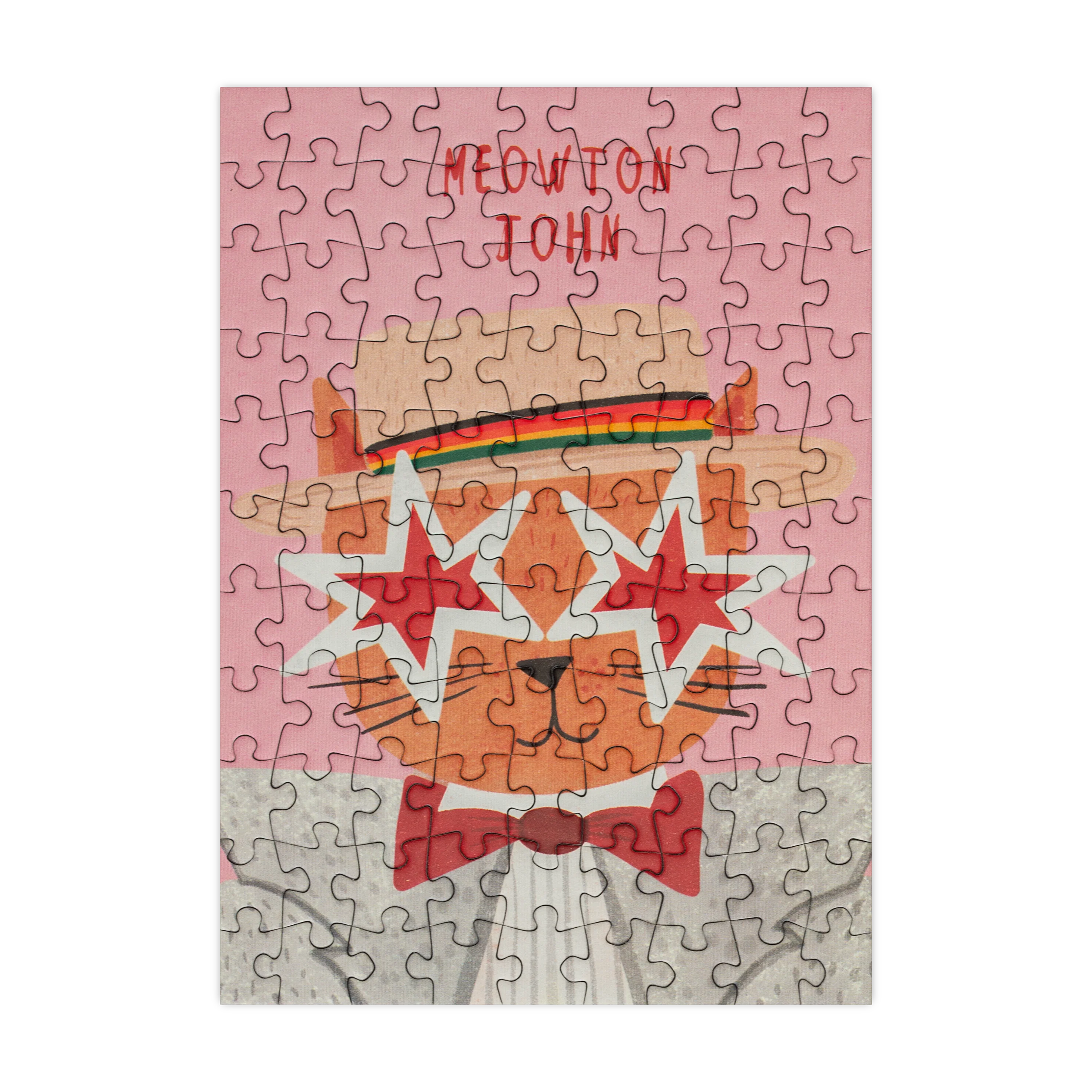 Meowton John - 99 Piece Mini Cat Jigsaw Puzzle - Image 2