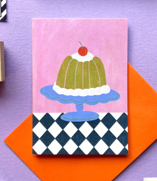 Mini Green Jelly Card