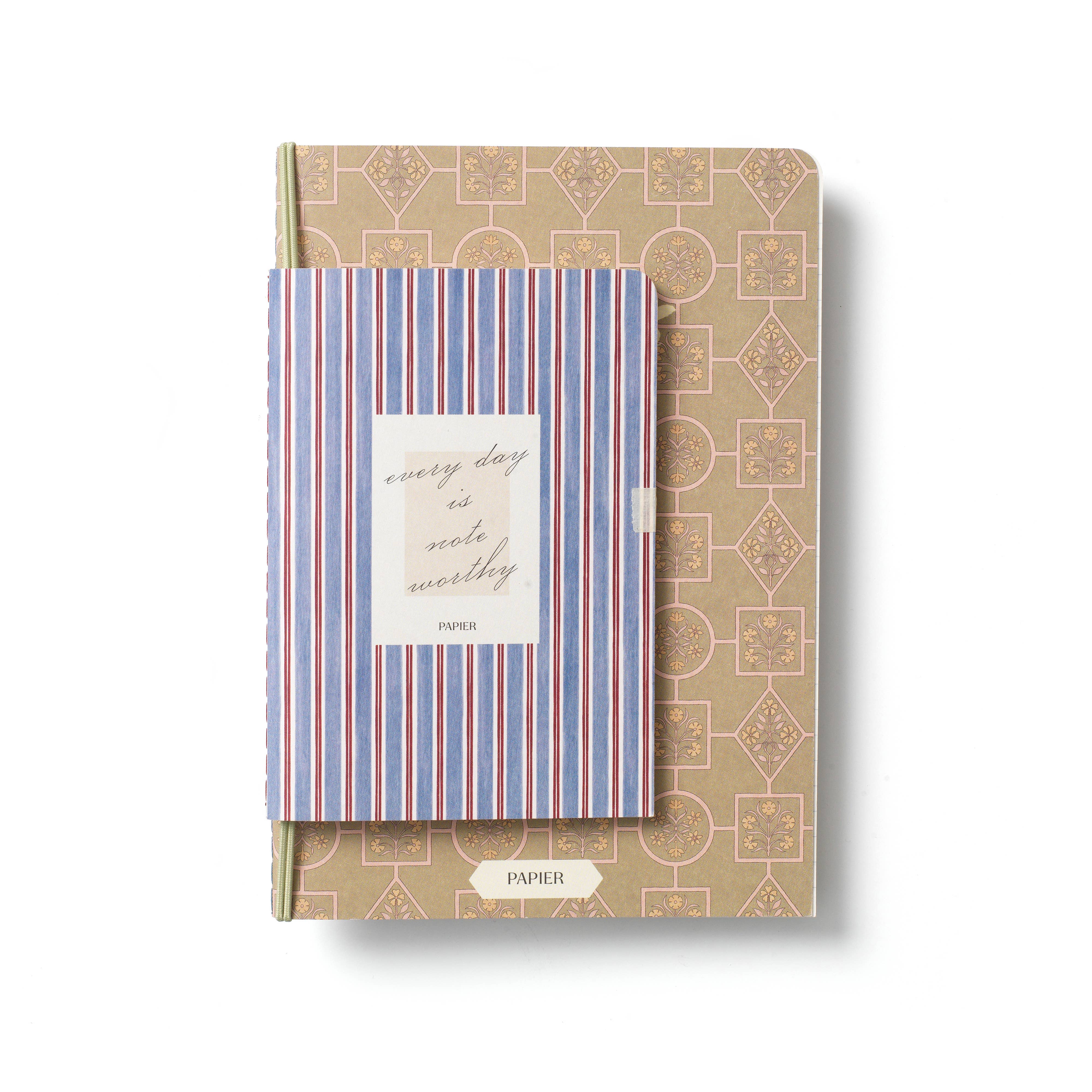 Notes & Stripes Softcover Notebook Set of 2