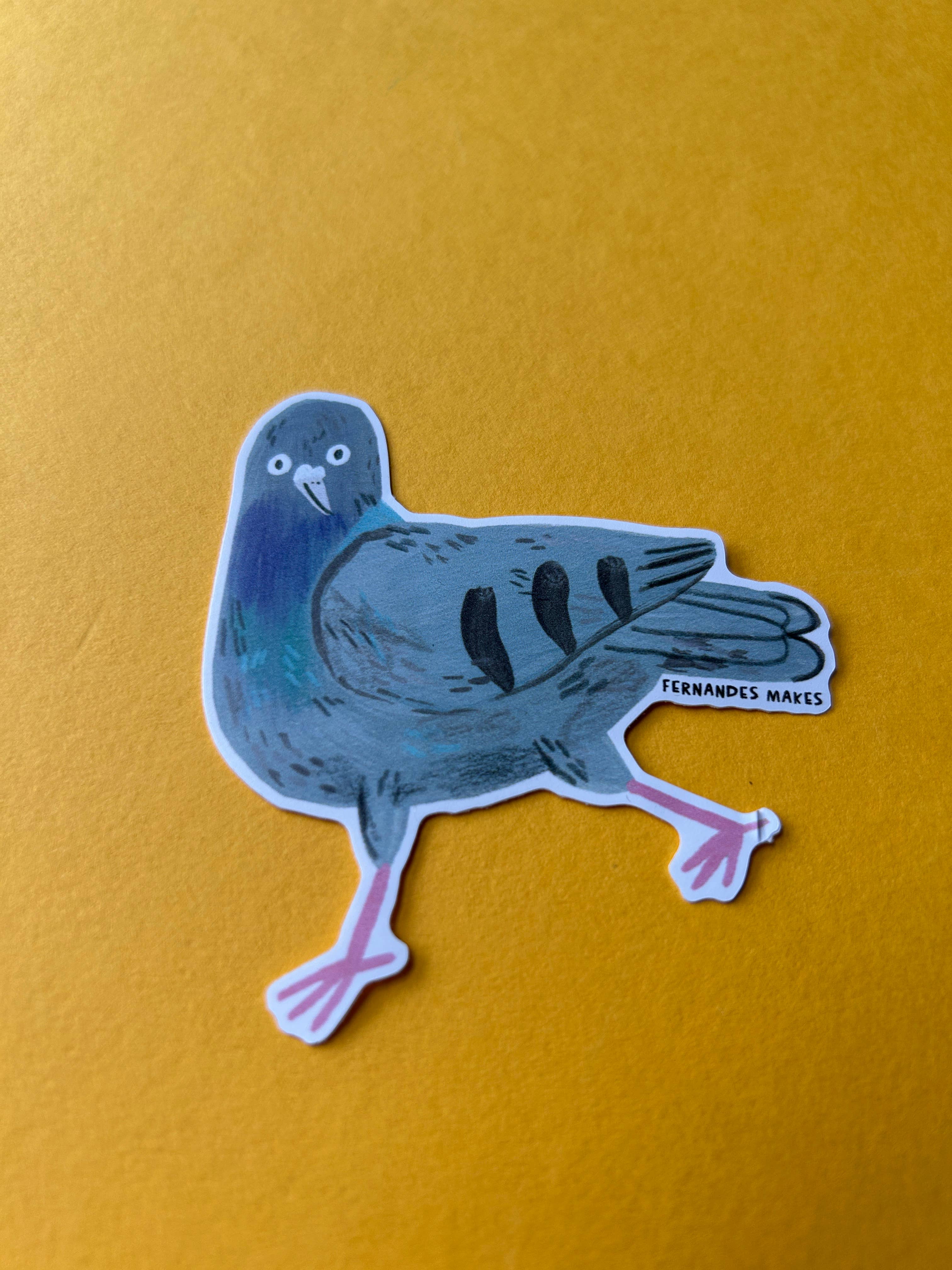 Paprika The Pigeon Vinyl Sticker - Image 2