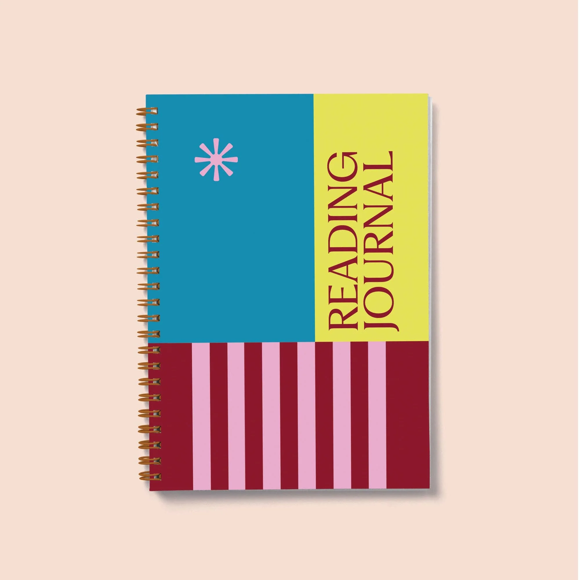 Reading Journal A5 | Hardback | Turquoise Citrus - Image 2