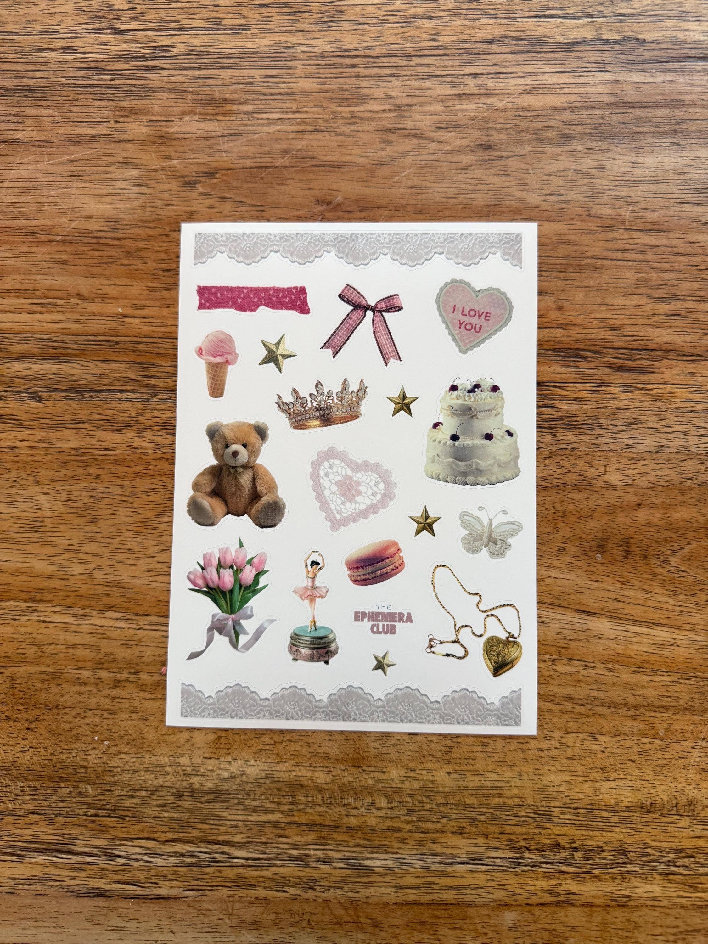 Romantic Coquette Sticker Sheet - Image 3