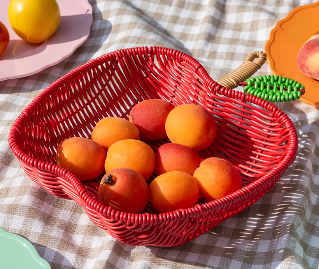 Woven Apple Fruit Basket - Image 2