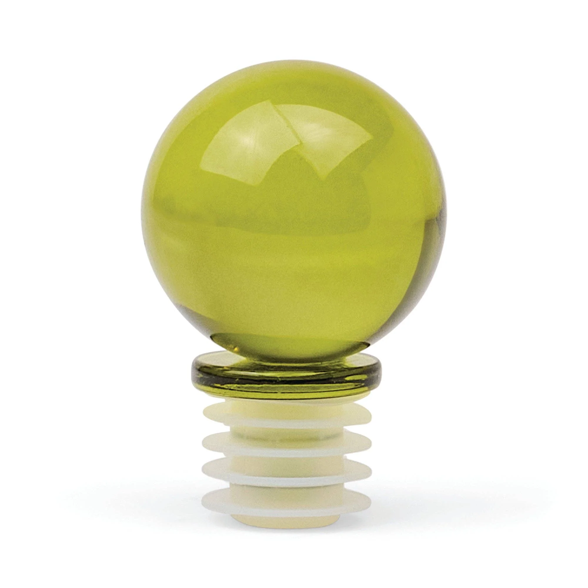The Moony Glass Bottle Stopper - Olive - Image 2