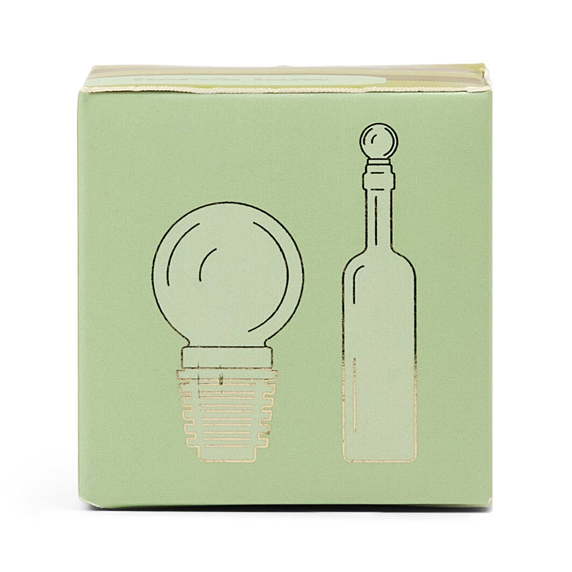 The Moony Glass Bottle Stopper - Olive - Image 3