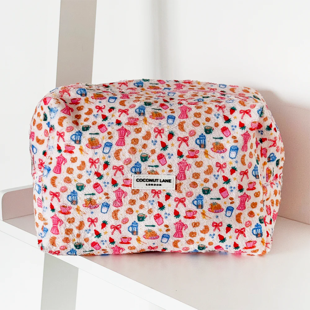 Towel Makeup Bag - Breakfast Club