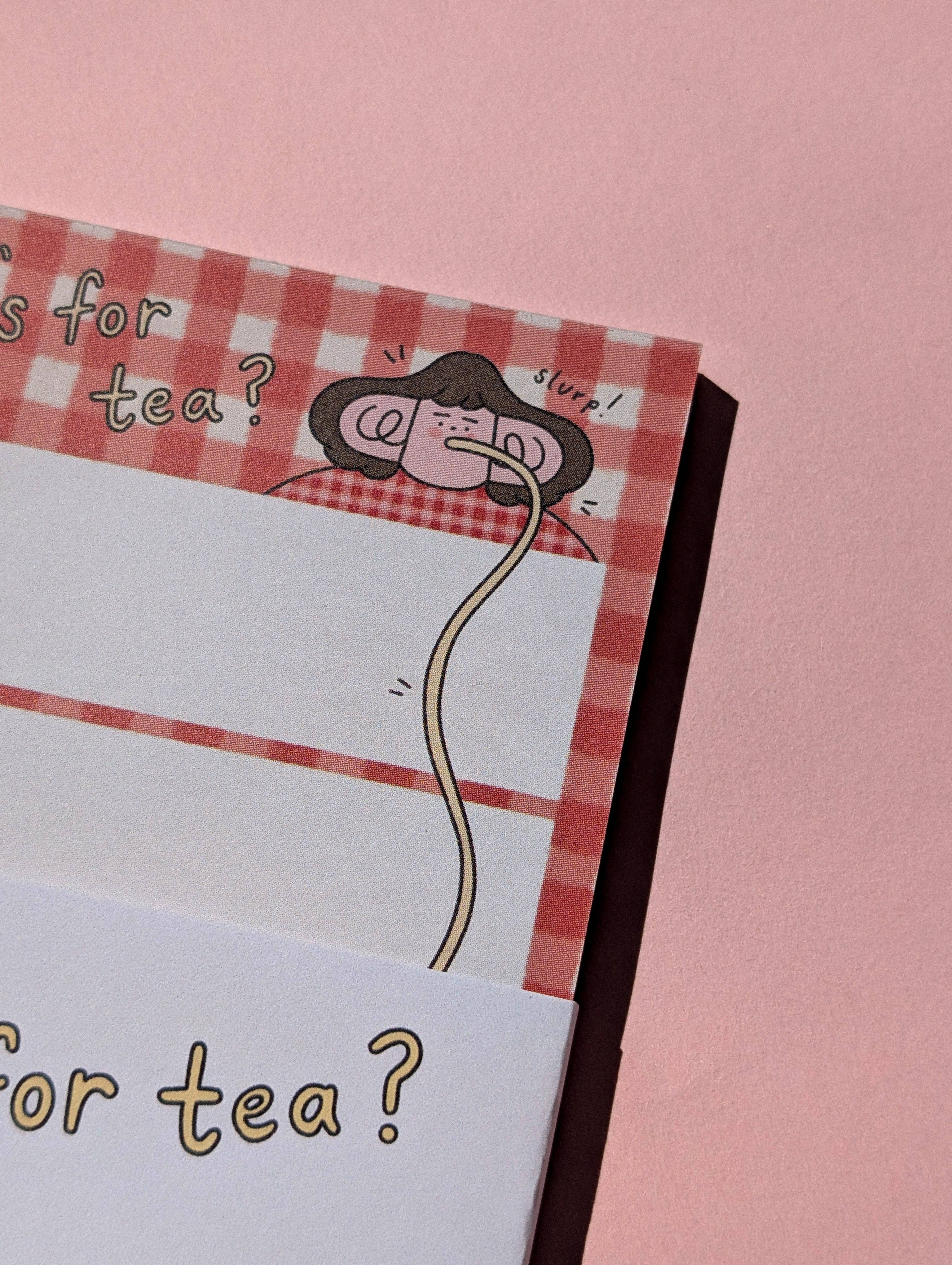 What's for Tea? Illustrated Note Pad - Image 4