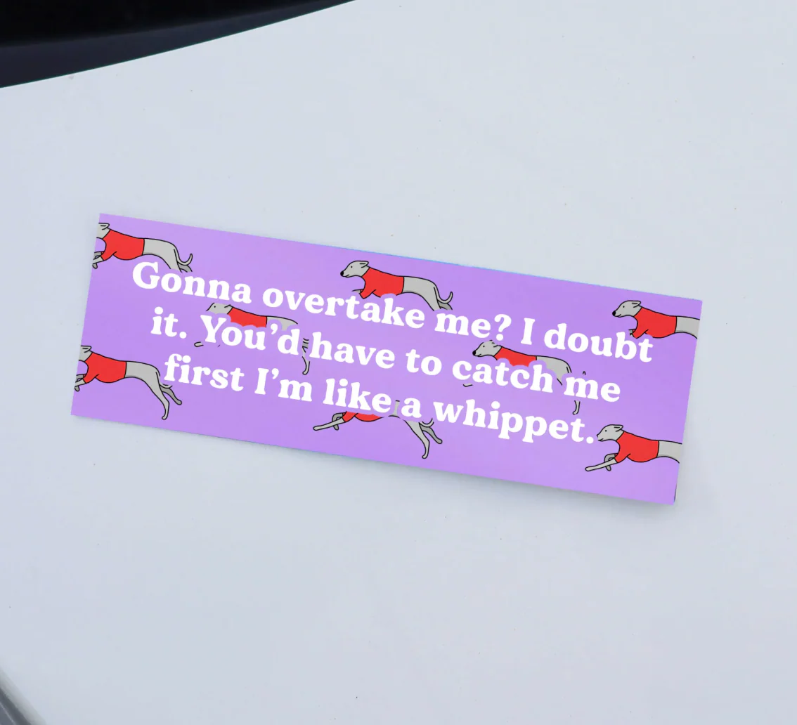 Whippet Bumper Sticker