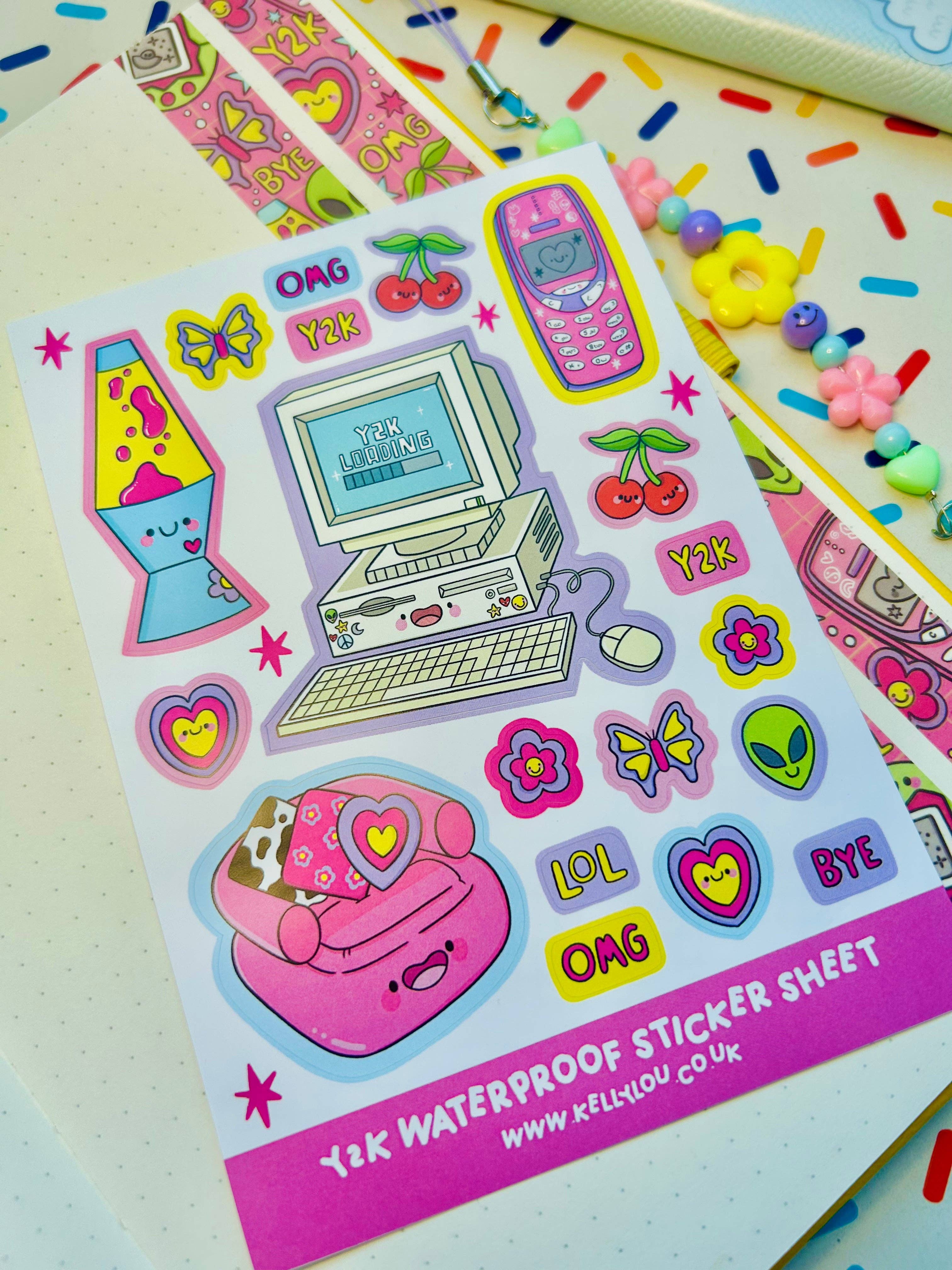 Y2K Nostalgia - Vinyl Sticker Sheet - Image 2